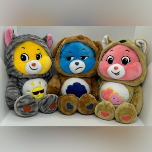 Care Bears Unlock the Magic Snuggle Hoodie Friends 3-Pack Collector Set
